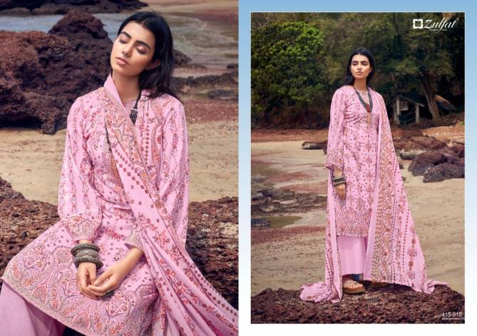 Zulfat Maria Casual Daily Wear Cotton Printed Designer Dress Material Collection